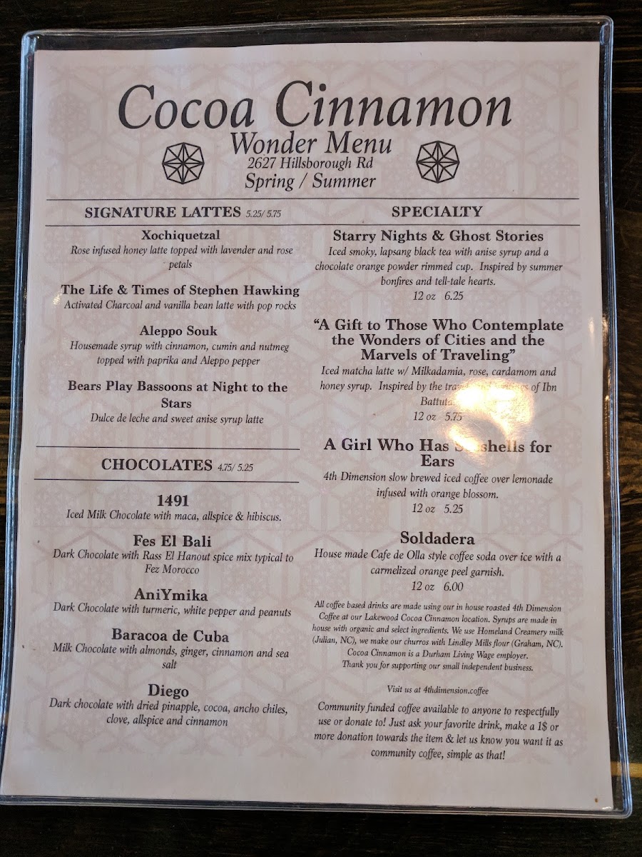 Cocoa Cinnamon Menu-9